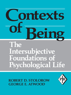 cover image of Contexts of Being